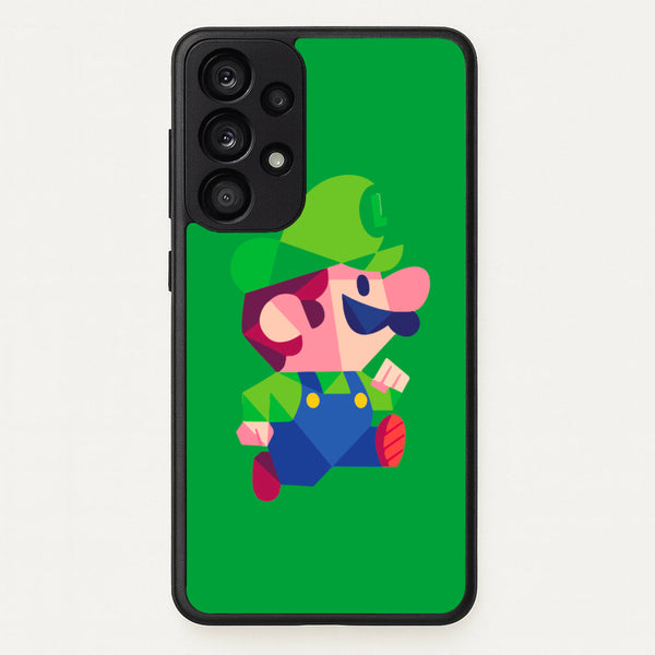 Running Luigi - Mario  - Mario Phone Case for Galaxy A53
