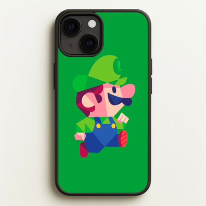 Running Luigi - Mario  - Mario Phone Case for iPhone 13 Mini