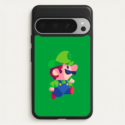 Running Luigi - Mario  - Mario Phone Case for Google Pixel 9 Pro XL