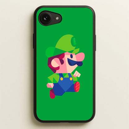 Running Luigi - Mario  - Mario Phone Case for iPhone 16e