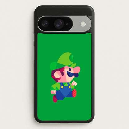 Running Luigi - Mario Phone Case for Google Pixel 10 / 10 Pro