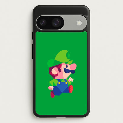 Running Luigi - Mario  - Mario Phone Case for Google Pixel 9 / 9 Pro