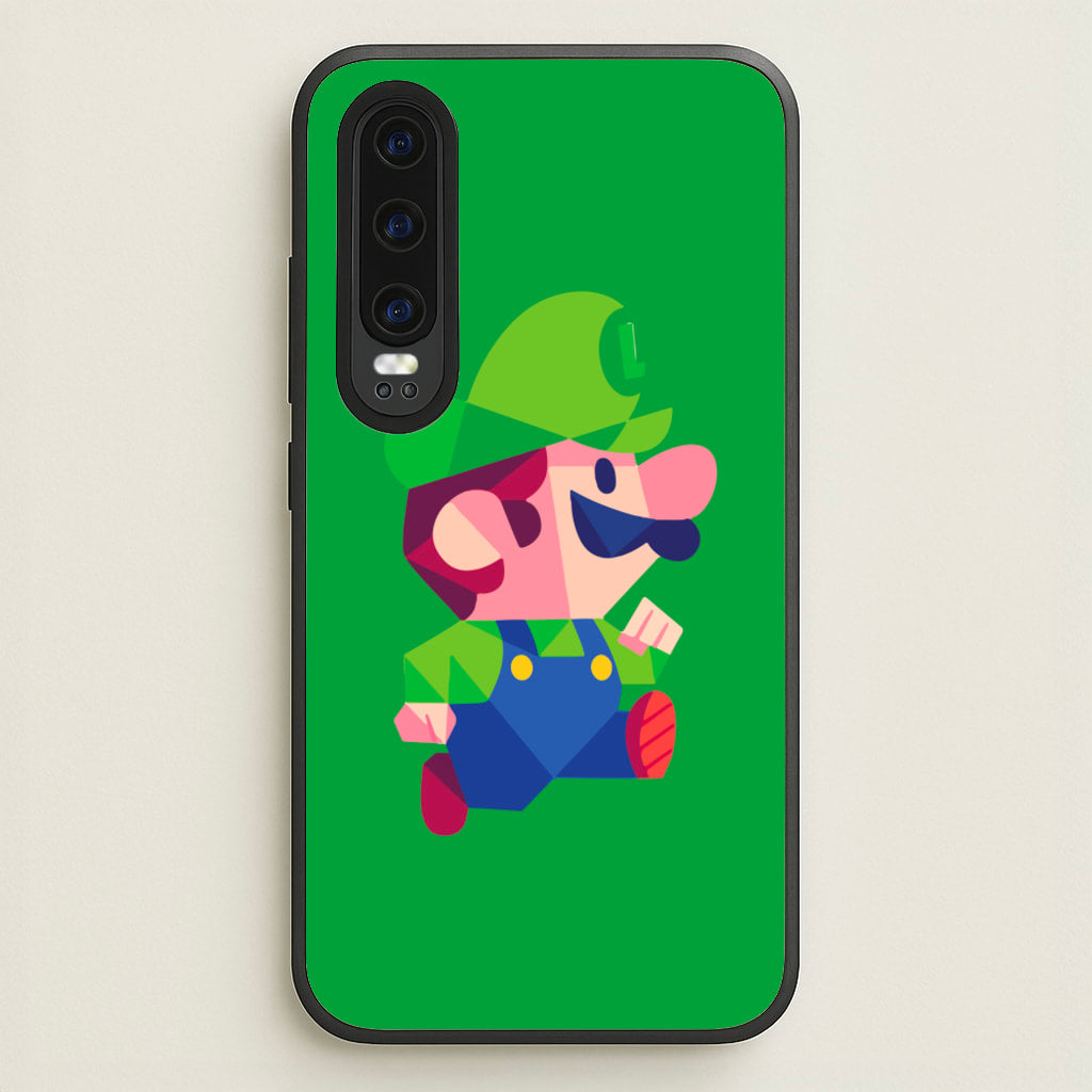 Running Luigi - Mario  - Mario Phone Case for Huawei P30
