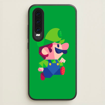 Running Luigi - Mario  - Mario Phone Case for Huawei P30