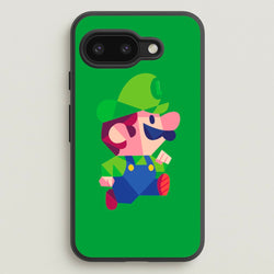 Running Luigi - Mario  - Mario Phone Case for Google Pixel 9a