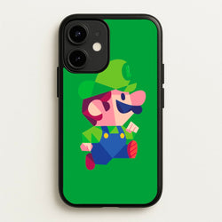 Running Luigi - Mario  - Mario Phone Case for iPhone 12 / 12 Pro