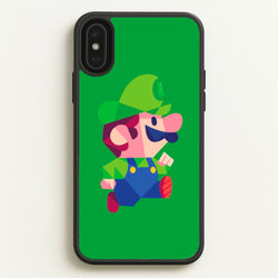 Running Luigi - Mario  - Mario Phone Case for iPhone XS Max