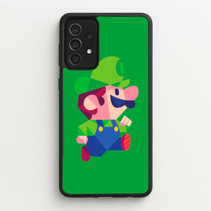 Running Luigi - Mario  - Mario Phone Case for Galaxy A52 / A52s