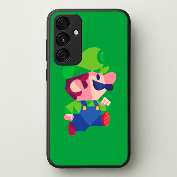 Running Luigi - Mario  - Mario Phone Case for Galaxy A15