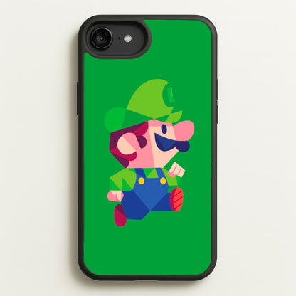 Running Luigi - Mario  - Mario Phone Case for iPhone 6 Plus / 7 Plus / 8 Plus