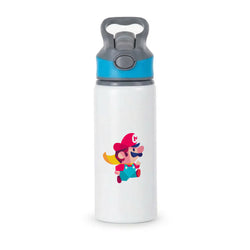 Running Mario - Mario Active Water Bottle - Blue