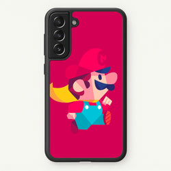 Running Mario - Mario  - Mario Phone Case for Galaxy S22
