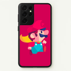 Running Mario - Mario  - Mario Phone Case for Galaxy S21 Ultra