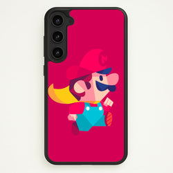 Running Mario - Mario  - Mario Phone Case for Galaxy S23