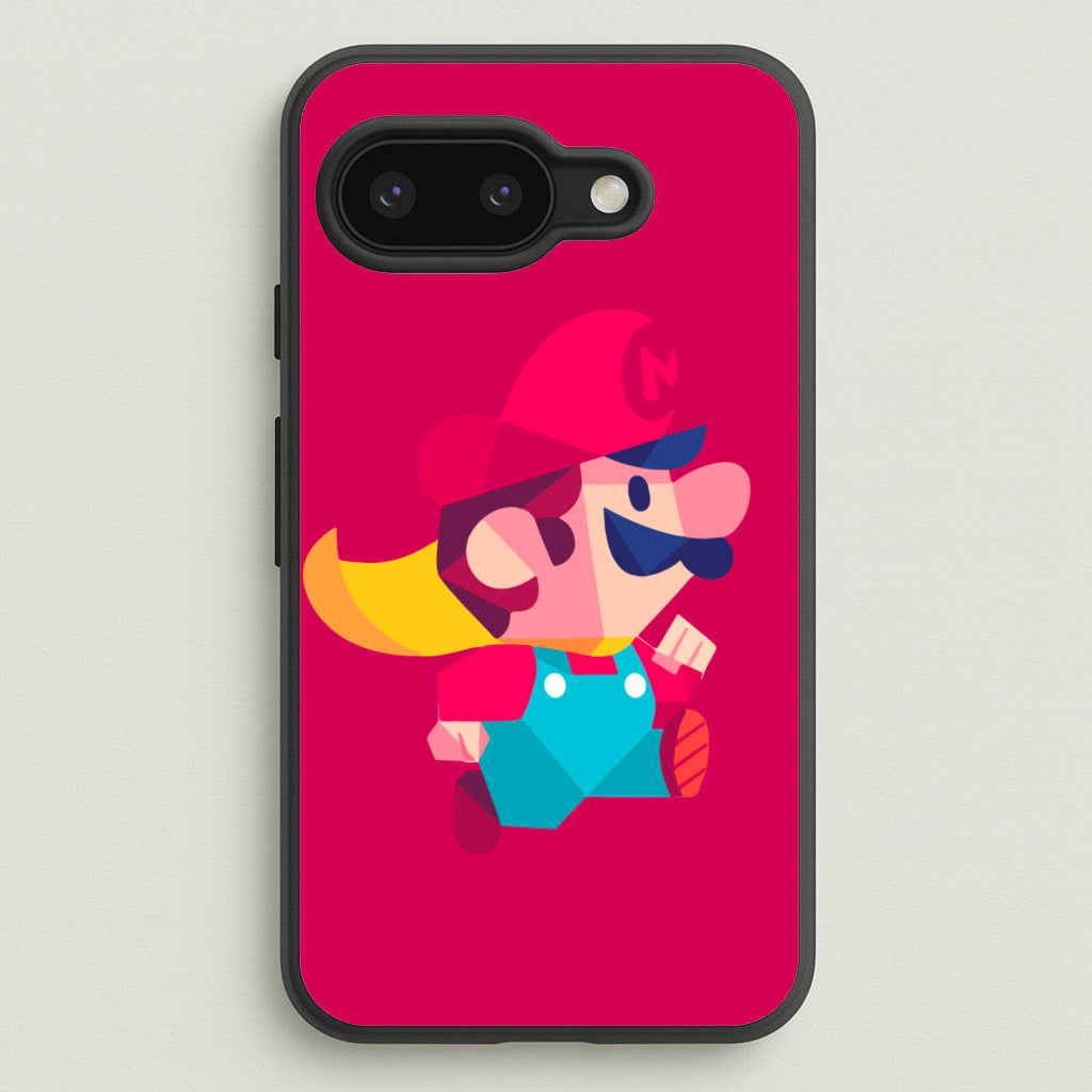 Running Mario - Mario  - Mario Phone Case for Google Pixel 9a