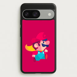 Running Mario - Mario  - Mario Phone Case for Google Pixel 9 / 9 Pro