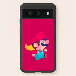 Running Mario - Mario  - Mario Phone Case for Google Pixel 8a