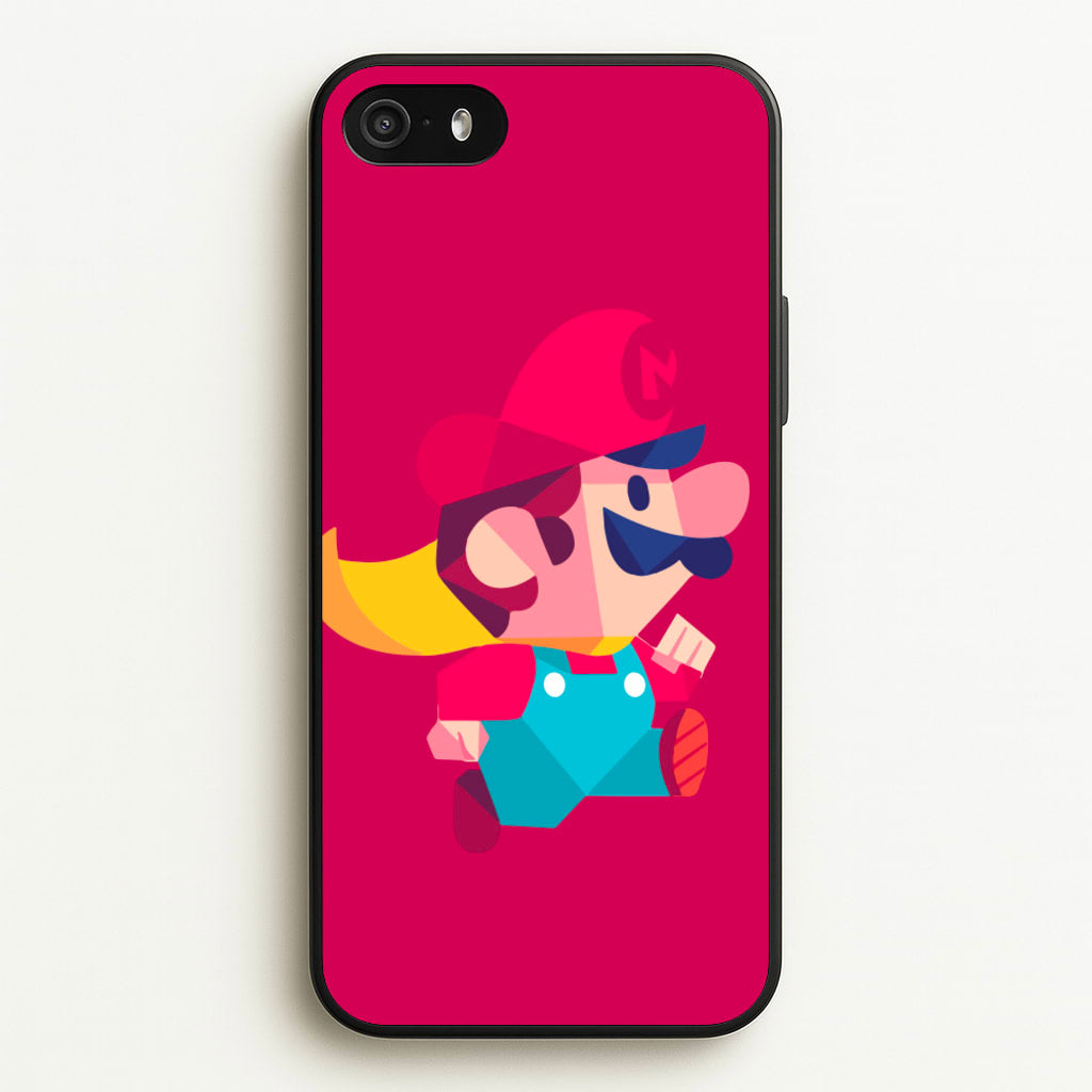 Running Mario - Mario  - Mario Phone Case for iPhone 5 / 5s / SE 2016