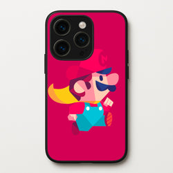 Running Mario - Mario  - Mario Phone Case for iPhone 14 Pro