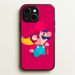 Running Mario - Mario  - Mario Phone Case for iPhone 14