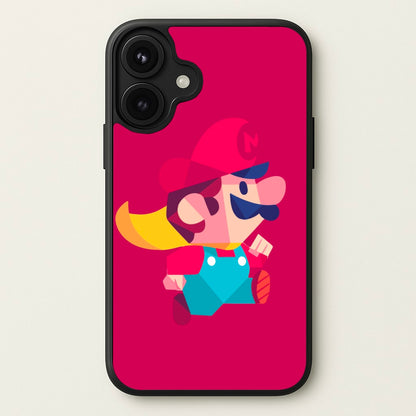 Running Mario - Mario Phone Case for iPhone 17