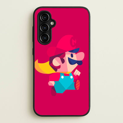 Running Mario - Mario  - Mario Phone Case for Galaxy A54