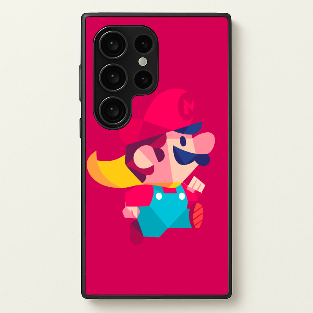 Running Mario - Mario  - Mario Phone Case for Galaxy S24 Ultra