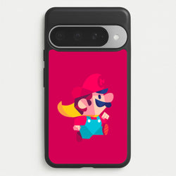 Running Mario - Mario Phone Case for Google Pixel 10 Pro XL