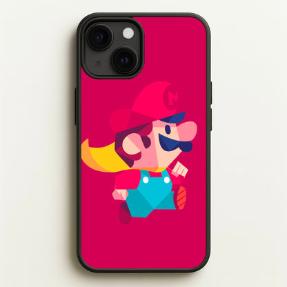 Running Mario - Mario  - Mario Phone Case for iPhone 13 Mini