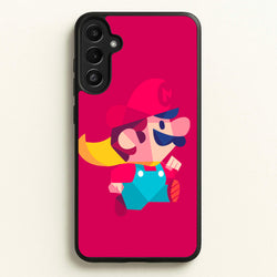 Running Mario - Mario  - Mario Phone Case for Galaxy A36