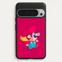 Running Mario - Mario  - Mario Phone Case for Google Pixel 9 Pro XL
