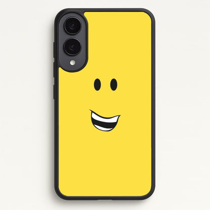 Yellow Face  - Roblox Phone Case for Galaxy S25 Edge