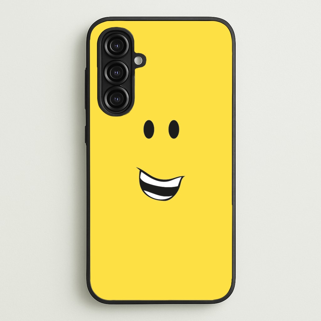Yellow Face  - Roblox Phone Case for Galaxy A16