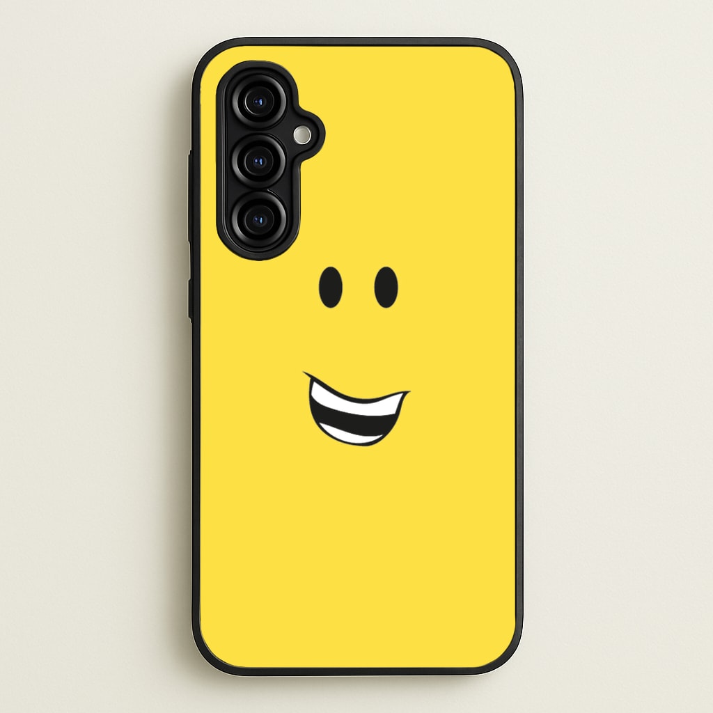 Yellow Face  - Roblox Phone Case for Galaxy A54
