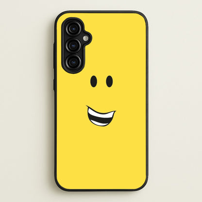 Yellow Face  - Roblox Phone Case for Galaxy A54