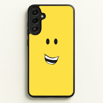Yellow Face  - Roblox Phone Case for Galaxy A36