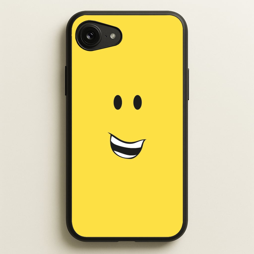 Yellow Face  - Roblox Phone Case for iPhone 16e