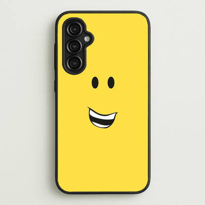 Yellow Face  - Roblox Phone Case for Galaxy A14