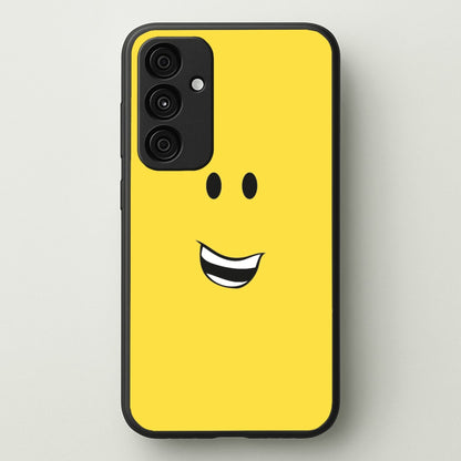 Yellow Face  - Roblox Phone Case for Galaxy A55