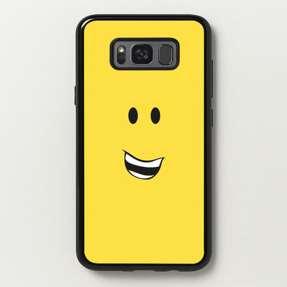 Yellow Face  - Roblox Phone Case for Galaxy S8