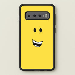 Yellow Face  - Roblox Phone Case for Galaxy S10