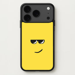 Yellow Face Shades Phone Case for iPhone 17 Pro Max