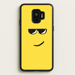 Yellow Face Shades  - Roblox Phone Case for Galaxy S9
