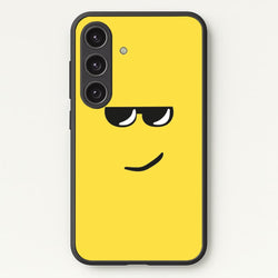 Yellow Face Shades  - Roblox Phone Case for Galaxy S24FE