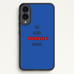 Eat, sleep, repeat  - Roblox Phone Case for Galaxy S25 Edge