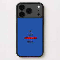 Eat, sleep, repeat Phone Case for iPhone 17 Pro