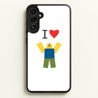 I love Blox Gaming  - Roblox Phone Case for Galaxy A36