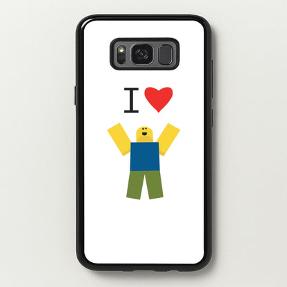 I love Blox Gaming  - Roblox Phone Case for Galaxy S8 Plus