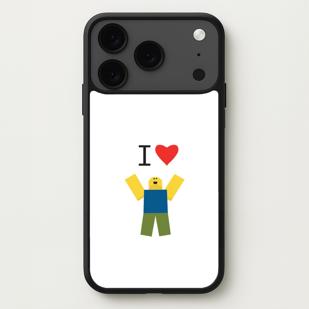 I love Blox Gaming Phone Case for iPhone 17 Pro Max