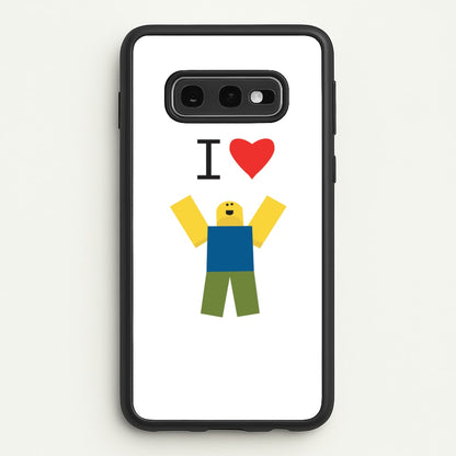 I love Blox Gaming  - Roblox Phone Case for Galaxy S10e